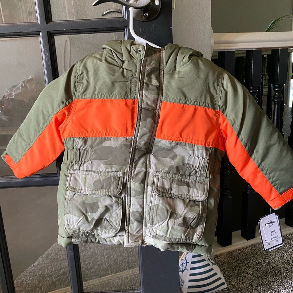 Boys size 24M Osh Kosh winter coat new with tags!